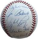 Willie Mays 70th Birthday Attendees Autographed Baseball (JSA)