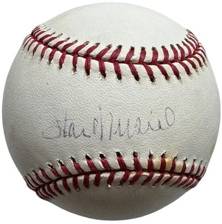 Stan Musial Autographed Official Major League Baseball (MLB)