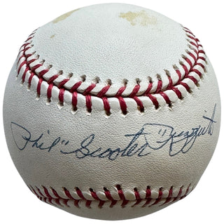 Phil Scooter Rizzuto Autographed Official Major League Baseball (JSA)