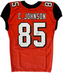 Chad Johnson Autographed Custom Cincinnati Bengals Jersey (Beckett Witness)