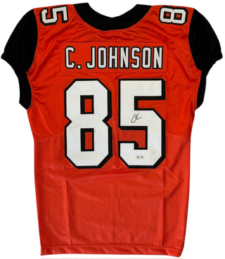 Chad Johnson Autographed Custom Cincinnati Bengals Jersey (Beckett Witness)