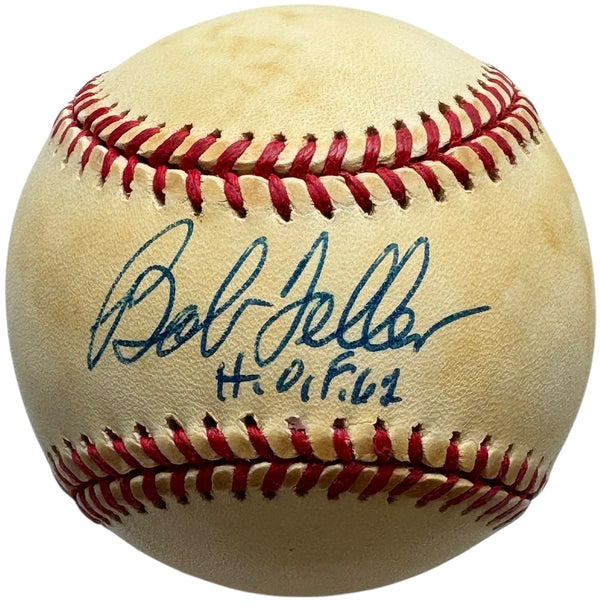 Bob Feller Autographed Official American League Baseball