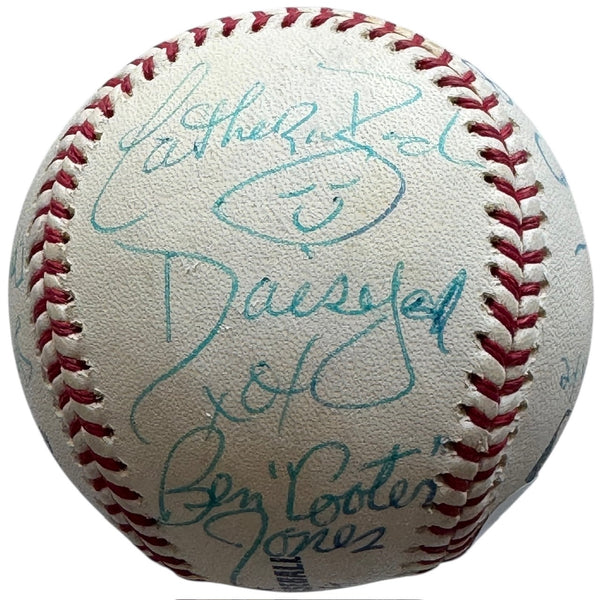DUKES OF HAZZARD Cast Signed Official Major League Baseball Wopat Schneider Bach (JSA)