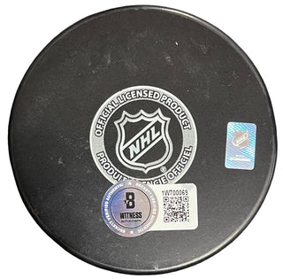 Evan Rodrigues Autographed "Stanley Cup Champs" Florida Panthers Puck (Beckett)