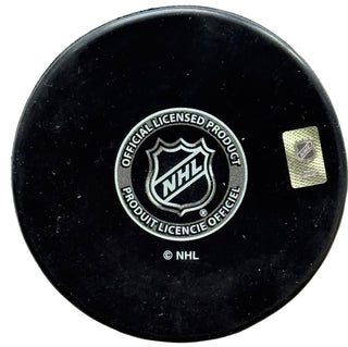 A. J. Greer Autographed Panthers Logo Puck