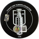Aaron Ekblad Autographed 2025 Stanley Cup Champions Official Puck (Beckett Witness)