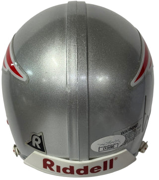 Willie McGinest Autographed New England Patriots Mini Helmet (JSA)
