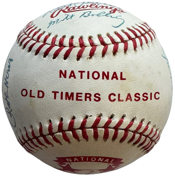 HOF'S & Stars Autographed National Old Timers Classic Baseball