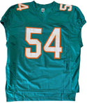 Zach Thomas Autographed Custom Miami Dolphins Jersey (Beckett Witness)