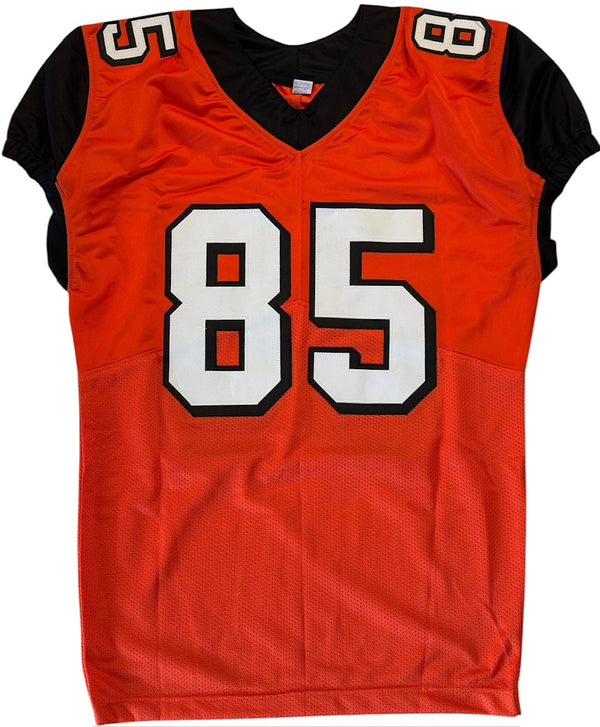 Chad Johnson Autographed Custom Cincinnati Bengals Jersey (Beckett Witness)