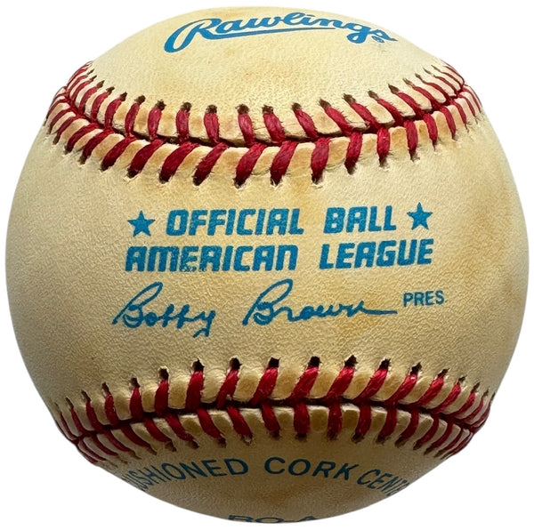 Bob Feller Autographed Official American League Baseball