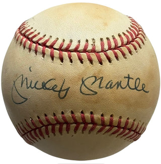 Mickey Mantle Autographed American League Baseball (JSA)