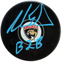 Aaron Ekblad Autographed Official Florida Panthers Puck (Beckett Witness)