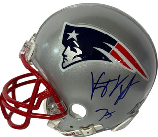 Vince Wilfork Autographed New England Patriots Mini Helmet (JSA)