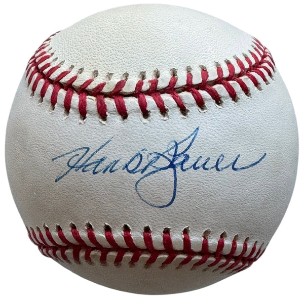 Hank Bauer Autographed Official American League Baseball