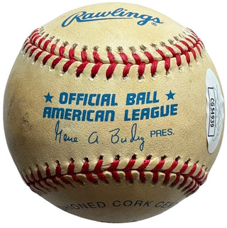Reggie Jackson Autographed Official American League Baseball (JSA)