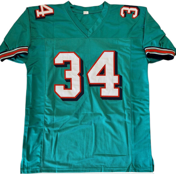 Ricky Williams Autographed Custom Miami Dolphins Jersey (JSA Witness)