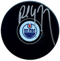 Paul Coffey Autographed Edmonton Oilers Logo Puck (Beckett)