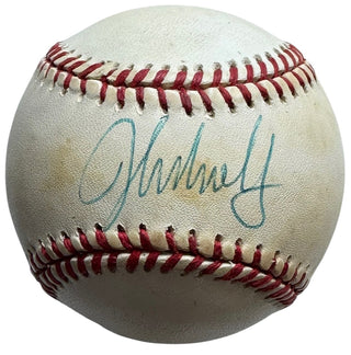 John Smoltz Autographed Official National League Baseball (JSA)