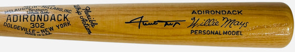Willie Mays Autographed Adirondack 302 Bat (JSA)