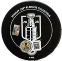 Aaron Ekblad Autographed 2025 Stanley Cup Champions Official Puck (Beckett Witness)