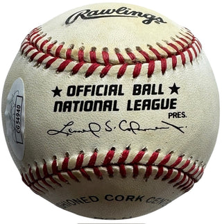 John Smoltz Autographed Official National League Baseball (JSA)