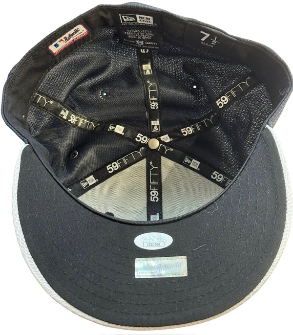 David Wells Autographed New York Yankees New Era Hat (JSA)