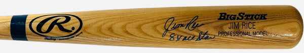 Jim Rice Autographed Rawlings Adirondack Big Stick Bat