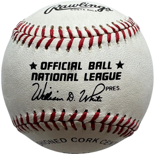 Darryl Strawberry Autographed Official National League Baseball