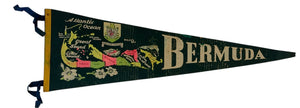 Bermuda Map Vintage Pennant Banner