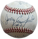 1992 World Series Umpires Autographed Baseball (JSA)