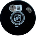 Ryan Nugent Hopkins Autographed Edmonton Oilers Logo Puck (Beckett)