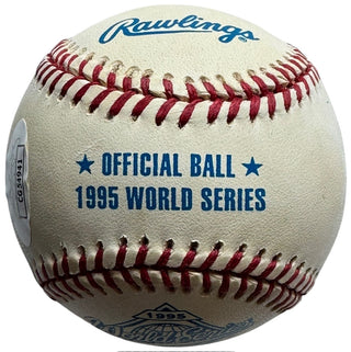 Greg Maddux Autographed Official 1995 World Series Baseball (JSA)