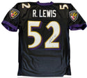 Ray Lewis Autographed Baltimore Ravens Mitchell & Ness Throwback Jersey (Fanatics)
