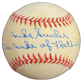 Duke Snider The Duke of Flatbush Signed Jackie Robinson 50th Anniversary Baseball