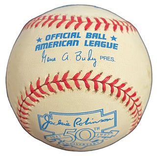 Duke Snider The Duke of Flatbush Signed Jackie Robinson 50th Anniversary Baseball