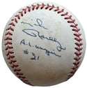 1992 World Series Umpires Autographed Baseball (JSA)