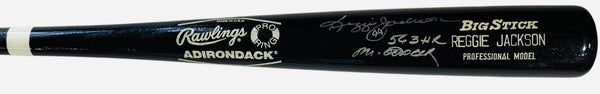 Reggie Jackson Autographed Rawlings Adirondack Big Stick Bat (JSA)