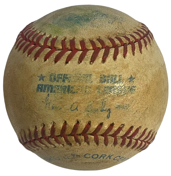 Tony Kubek ROY 57 AL Autographed Official American League Baseball