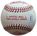1992 World Series Umpires Autographed Baseball (JSA)