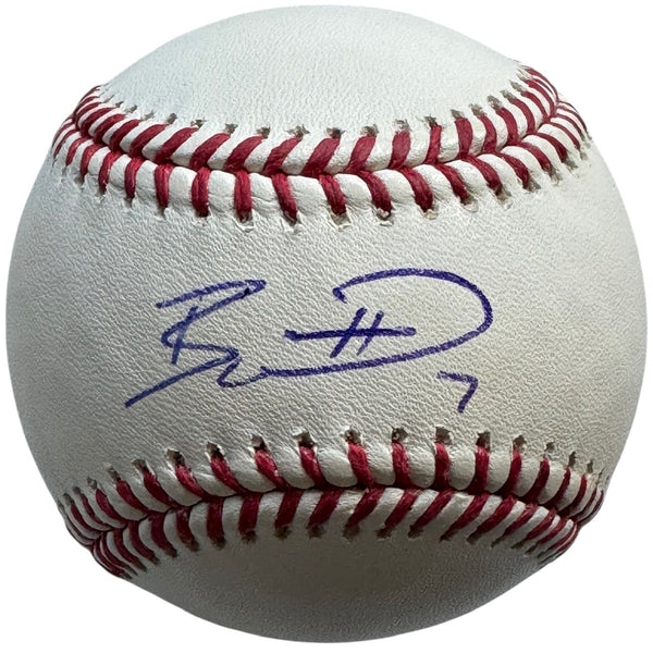 Bobby Witt Jr Autographed Official Major League Baseball (Beckett)