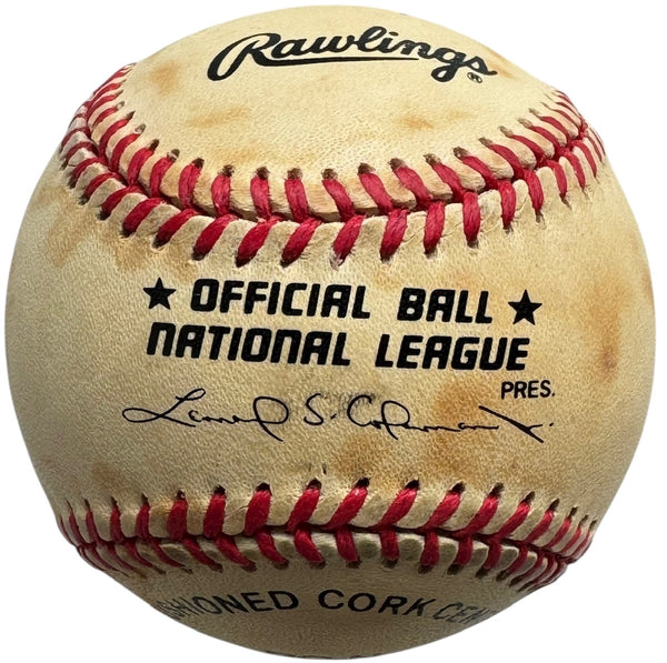 Eddie Mathews Autographed Official National League Baseball