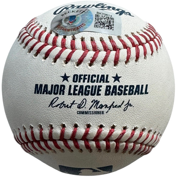 Logan Gilbert Autographed Official Major League Baseball (Beckett)