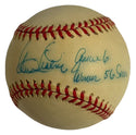 Clem Labine Game 6 Winner 56 Series Autographed Official Jackie Robinson Baseball