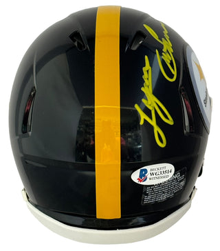 Lynn Swann Autographed Pittsburgh Steelers Speed Mini Helmet (Beckett Witnessed)
