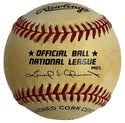 David Justice Autographed Official National League Baseball