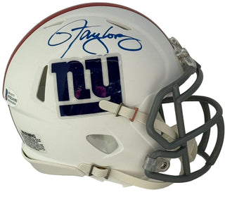 Lawrence Taylor Autographed New York Giants Mini Helmet (Beckett Witnessed)