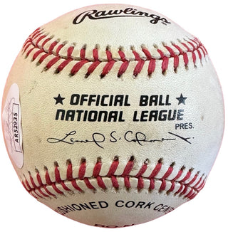 JT Snow Autographed Official National League Baseball (JSA)