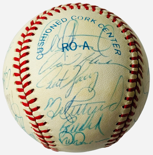 1989 Oakland Athletics Team Signed Baseball