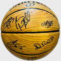 2020-21 Autographed Miami Heat Spalding Logo Basketball (JSA)